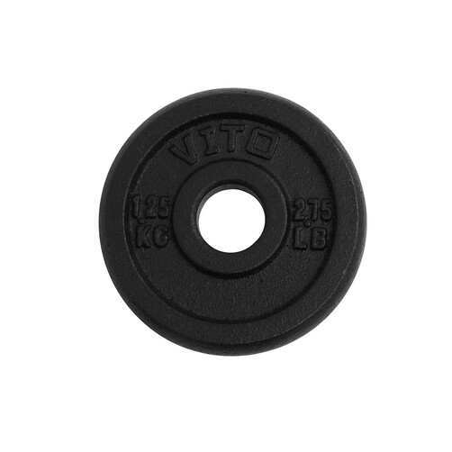 Vito 1.25kg Cast Iron Weight Plate